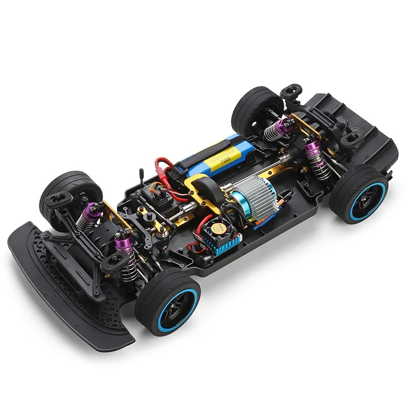 RC new product 1:10 electric remote control four-wheel drive brushless flat race car WL 104072 drift high-speed car model toy 3