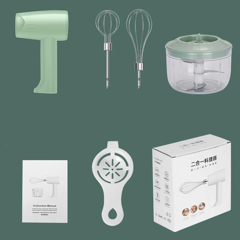 Multifunction Dough Electric Mixer Kitchen Food Egg Beater Blender Baking Tool Cake Chocolate