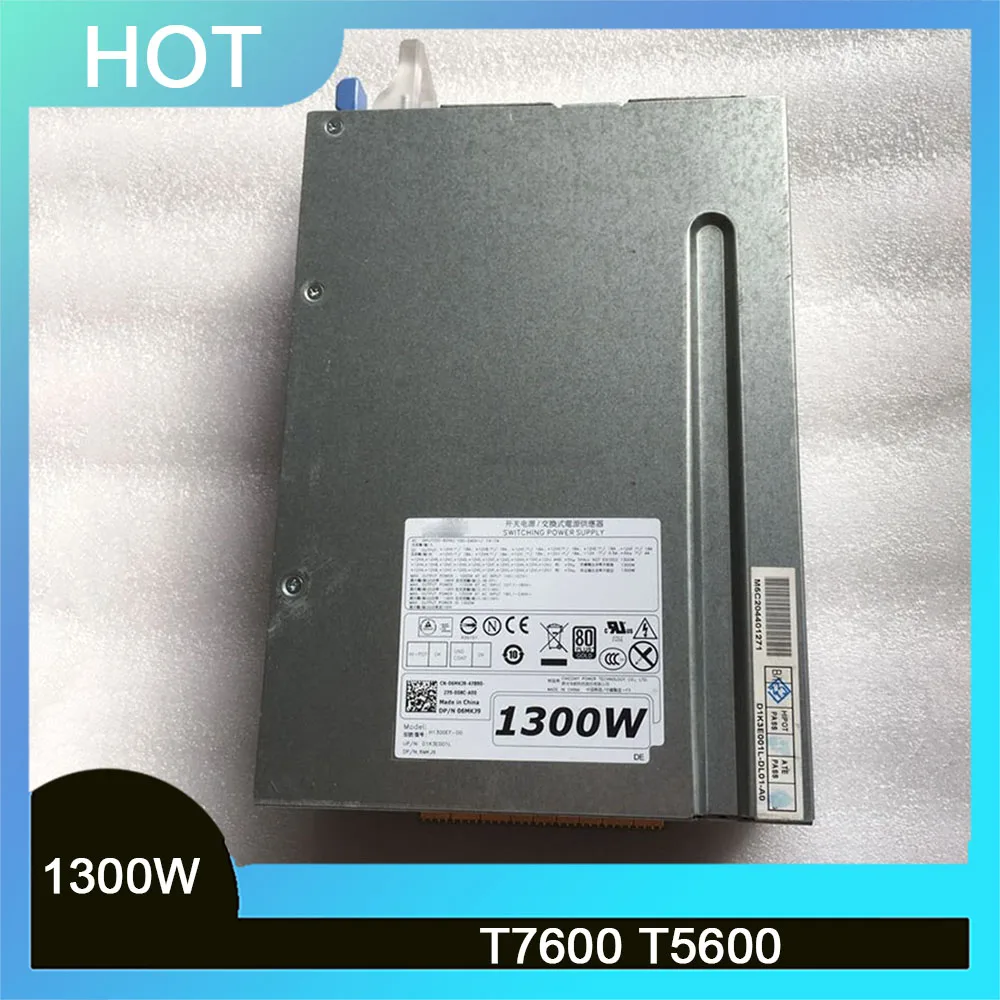 1300W For Workstation Power Supply T7600 T5600 H1300EF-00 6MKJ9 V5K16 0T6R7 H3HY3 D1300EF-02 1 1300W For Workstation Power Supply T7600 T5600 H1300EF 00 6MKJ9 V5K16 0T6R7 H3HY3 D1300EF 02