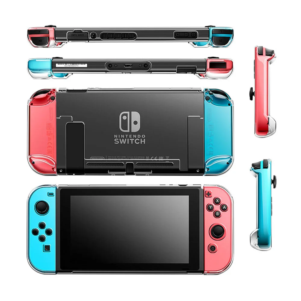 Étui de rangement anti-chute pour Nintendo Switch Oled, kit d'accessoires  de jeu, coque arrière de console, film de verre Guatemala