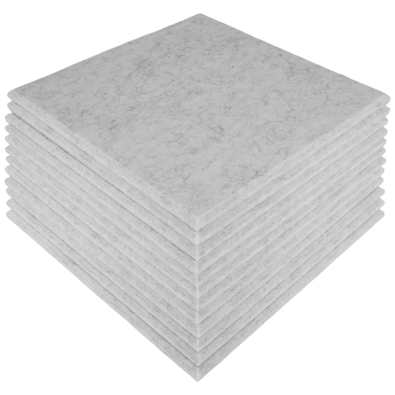 

12 шт./упаковка, самоклеящиеся акустические панели, 12X12X0,4 дюймов