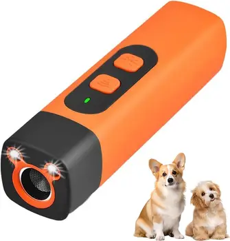 Anti Bark Device for Dogs Ultrasonic Dog Repeller Barking Devices with LED Flashlight Stop Bad Behavior Without Screaming Clap 1