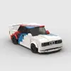 MOC Technical M3 E30 455pcs racing sportscar Vehicle Speed Champion Racer Building Blocks Brick Creative Garage Toys for Boys 6