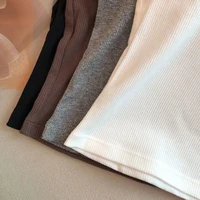 Haut court femmes Sexy hauts sans manche mode femme sous-vêtements dame Camisole fille basique T-shirt gilet Lingerie soutiens-gorge bustiers chaud 6