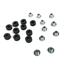 

10 Pcs Set Motorcycle Rubber Grommets Bolt Kit Pressure Relief Cushion Car Accessories Cheap Nuts