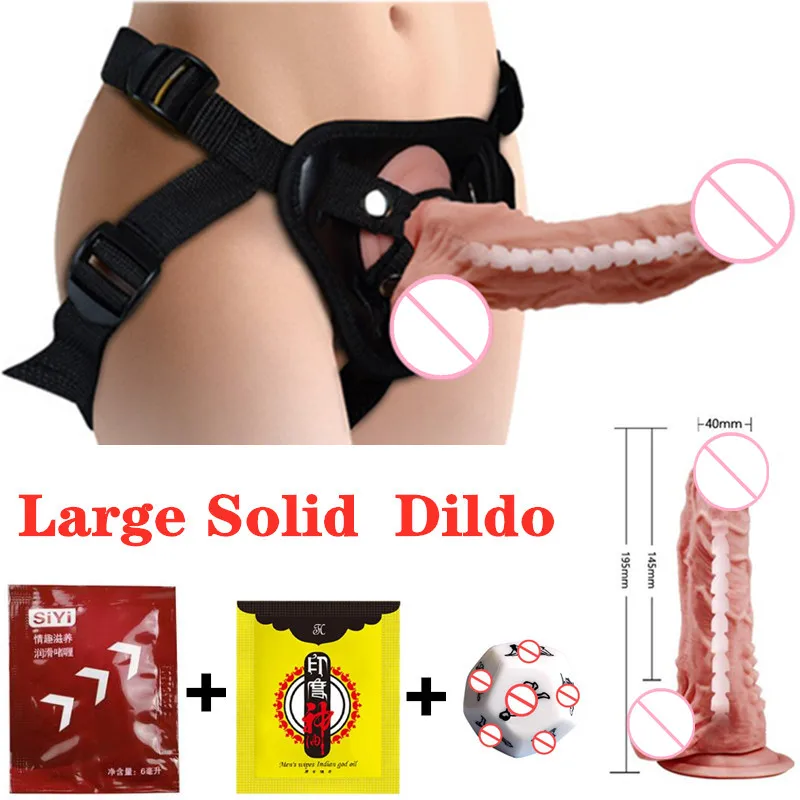 Penis Realistic Dildos Strap On Hollow Dildo Panties Harness Male Gay Vibrator Adult Sex Toy Woman Lesbian Masturbator