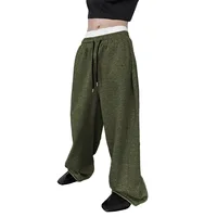 Men's solid color straight leg jogging pants, suitable for casual sports such as running, gym, and outdoor activities