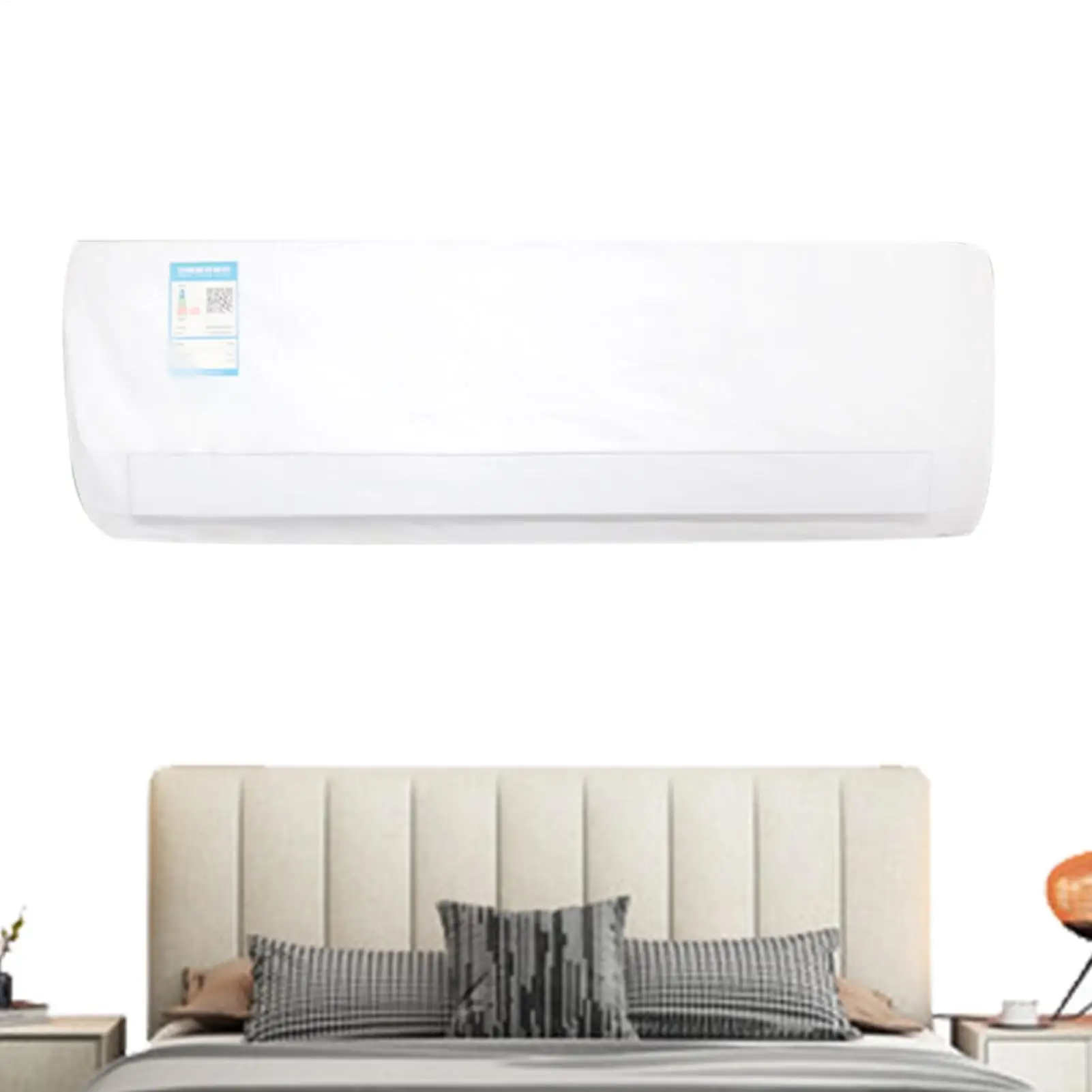 Air Conditioner Dust Cover Indoor Air Conditioner Cover All-Inclusive Wall Air Conditioner Dust Cover Protective - 2