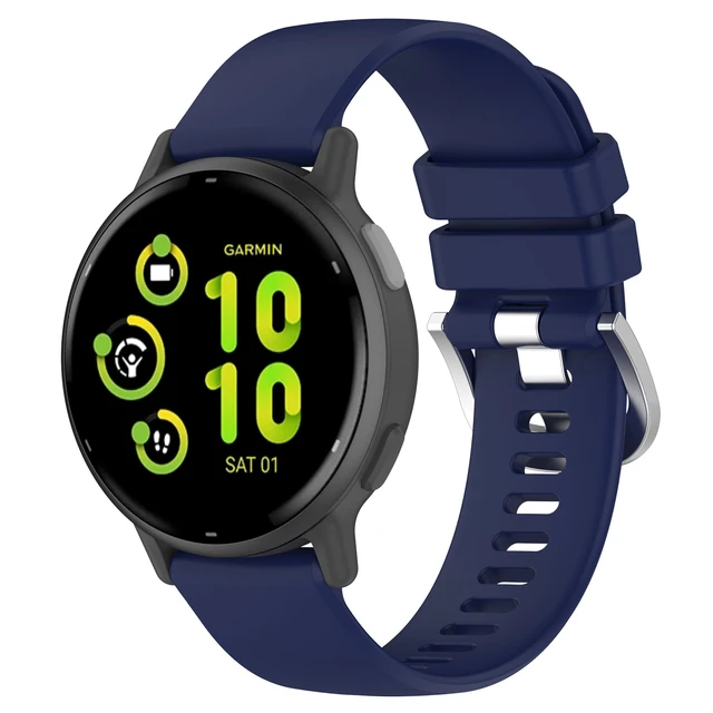 For Garmin Forerunner 255 255S 265S 265 Silicone Bracelet Strap for Garmin  Vivoactive 4 4S Venu