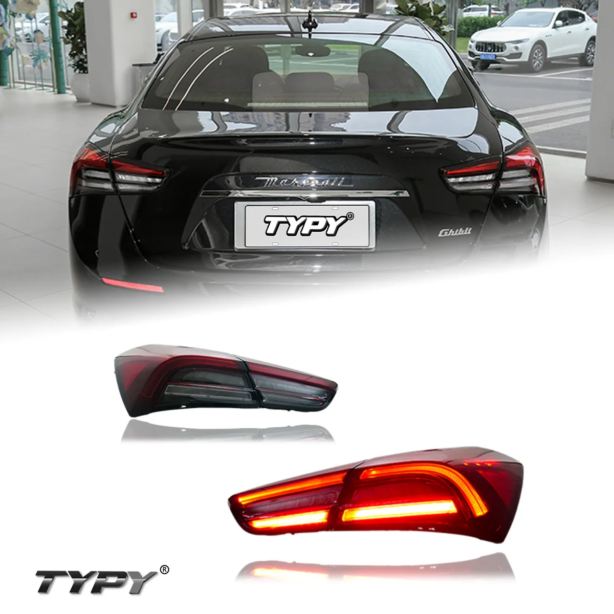 

TYPY Car light for All LED module upgrade modified new highlight taillight assembly for Maserati ghibli 2014-2020