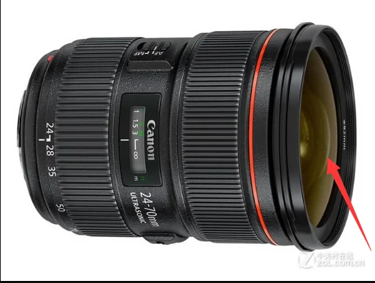 Lente Zoom Frontal para Câmera Canon Apenas Vidro ef 2470 mm f 2.8l ii Usm Gen Peça de Reparação Novo - Image 3