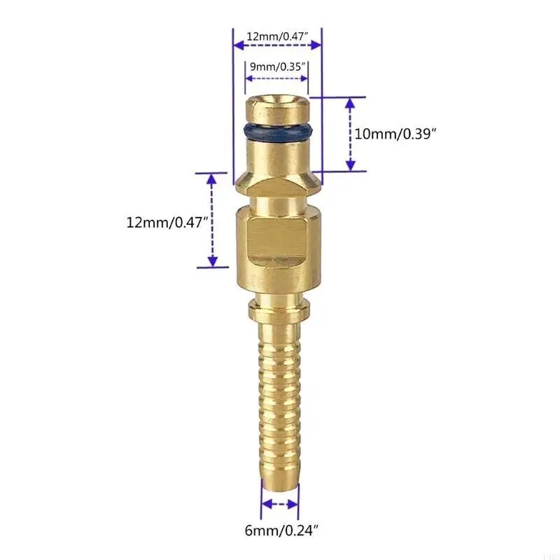 Karcher K 정원 튜브 수리를위한 P88C 금속 빠른 커넥터 어댑터