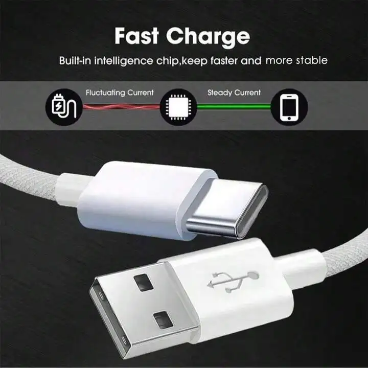 Premium CarPlay Data Cable (USB-A to USB-C) for Seamless Connectivity