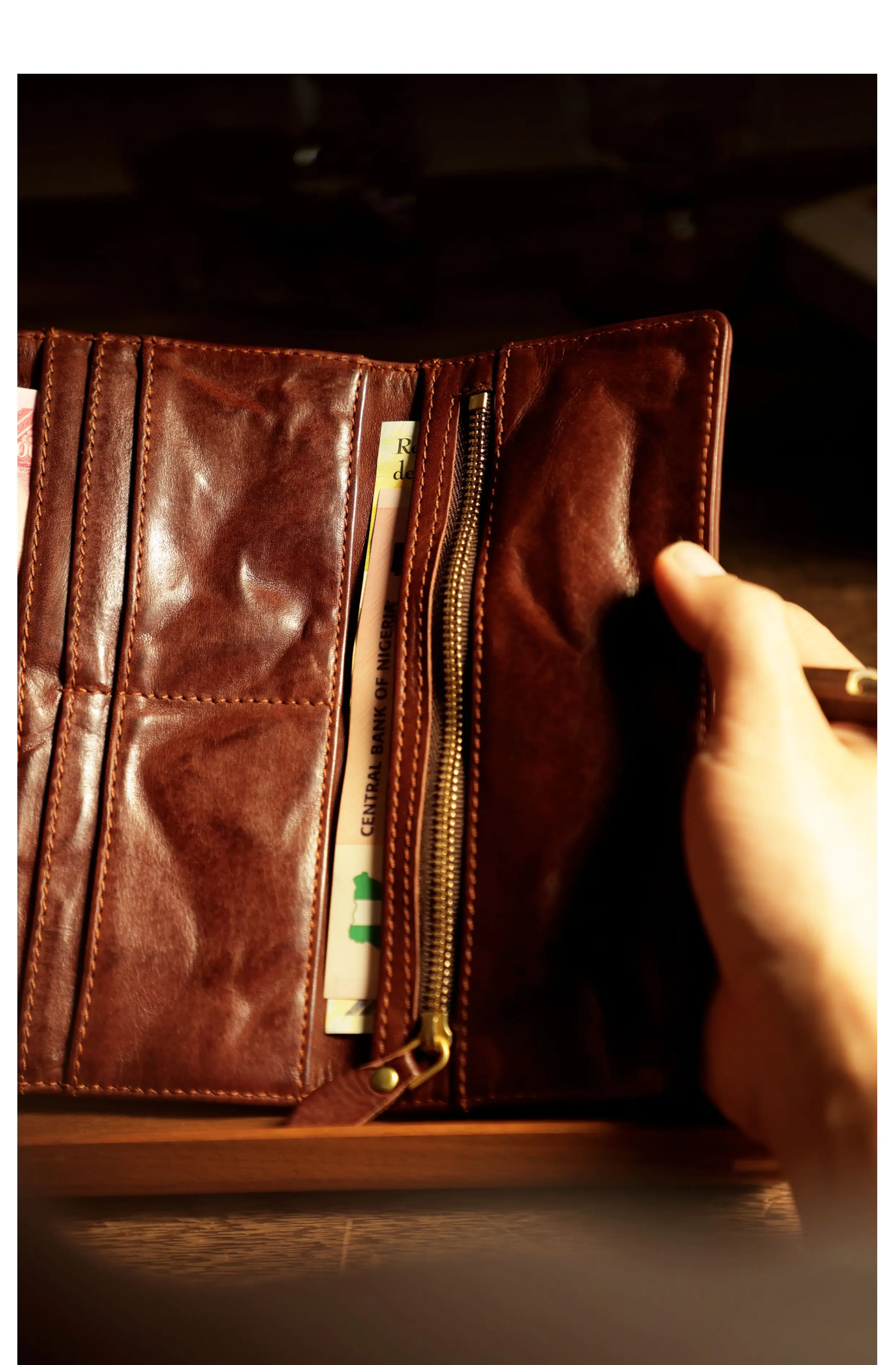 PNDME einfache handgemachte hochwertige echtes Leder Männer Frauen multifunktionale lange Brieftasche Rindsleder Multi-Karte Telefon Geldbörse – Detail 39