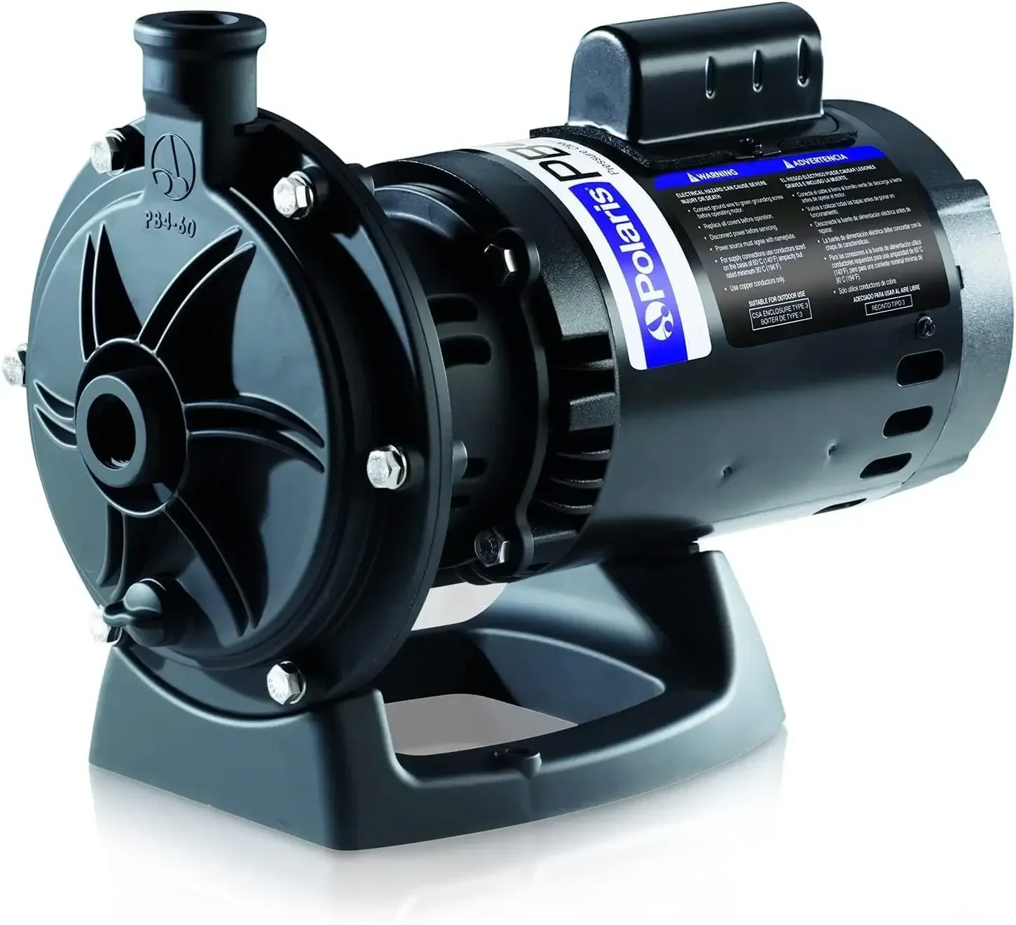 PB4-60 Booster Pump 3/4 HP for Pressure Pool Cleaners Comes with Polaris Softtube and Quick Connect Fittings liquid transfer pump submersible booster pump