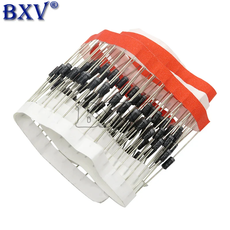 Выпрямительный диод 1N4007/1N5819/1N4001/UF4007/FR107/FR157/FR207/1N4004/1N4937/HER107/RL207/1N5817/1N5399/DO-41 50 шт. |
