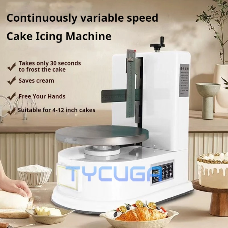Commercial Electric Cake Spread Machine Round Bread Cream Decoration Spreader Coating Filling Machine Home Appliance 110V/220V - Image 2
