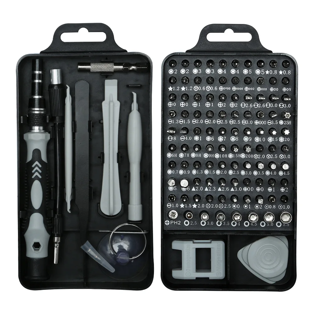 

115pcs Screwdriver Set Precision Screwdriver Bits Torx PC Mobile Phone Device Multi-function Repair Hand Tools