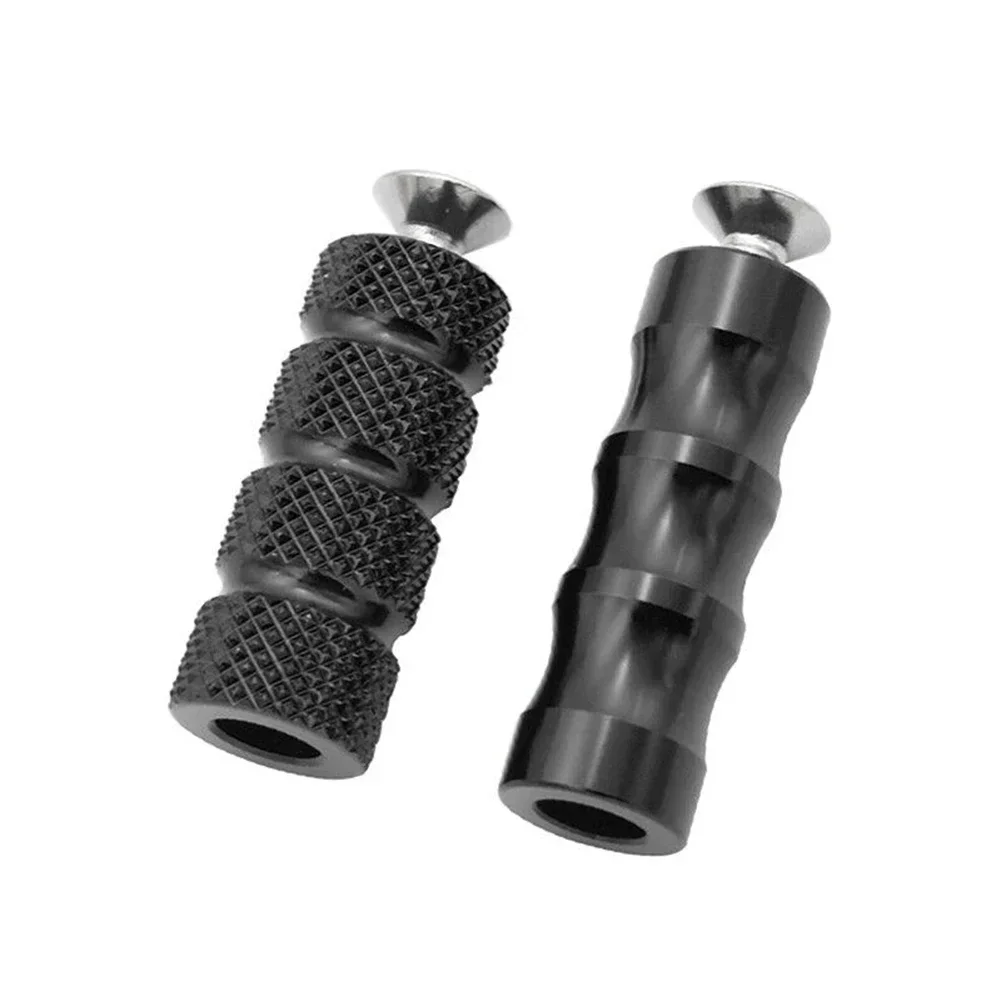 Suitable For 6mm Bolts Universal Motorcycle Gear Shift Lever Brake Pedal M6 Footpeg Shifter Footrests With Improved Fitment