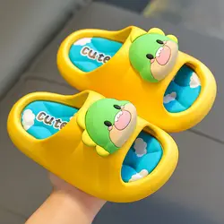 1-12 Year Old Children's Sandals with Soft Soles, Cartoon Cute Anti Slip, Indoor Shower Soft Soled Baby Slippers