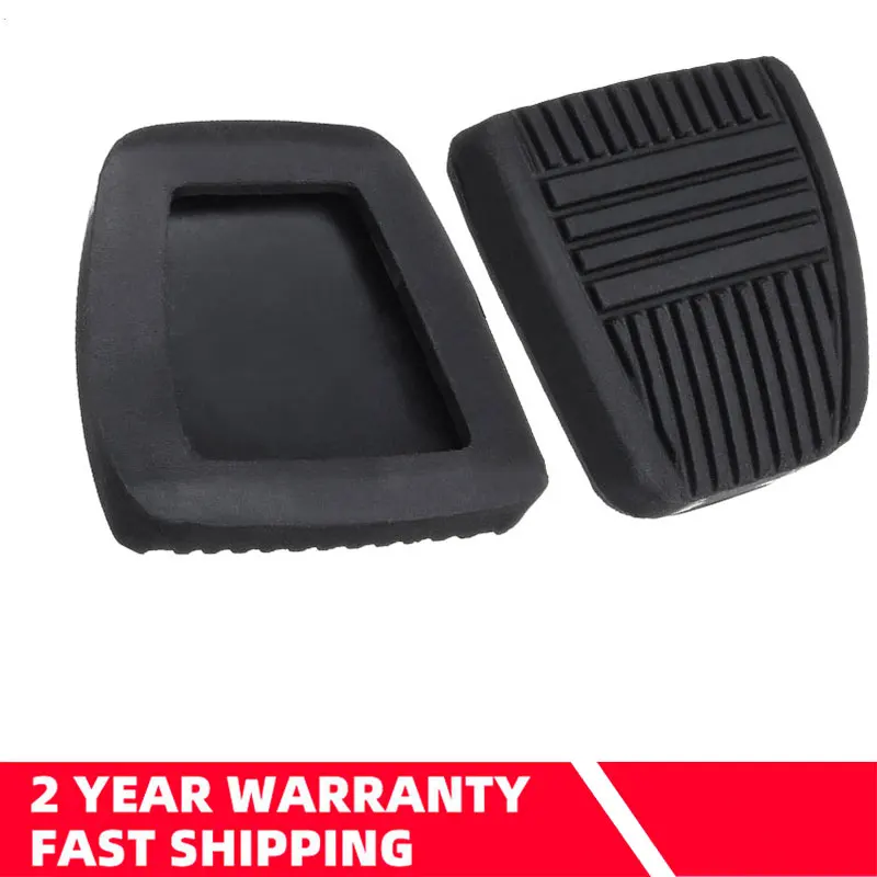 Pedal Cover 2Pcs Brake Clutch Pedal Pad Rubber Cover Set 31321-14020 31321-14010 For Toyota 4Runner Camry Celica Land Cruiser Paseo RAV4