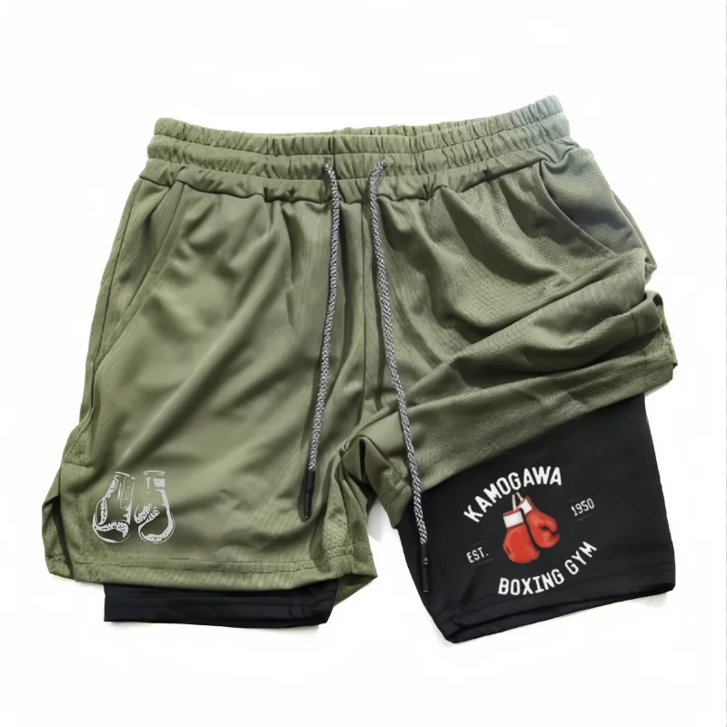 Anime Performance Shorts Toji Printed Men GYM Casual Sports Shorts Workout Running Mesh 2 In 1 Sport Short Pants 3