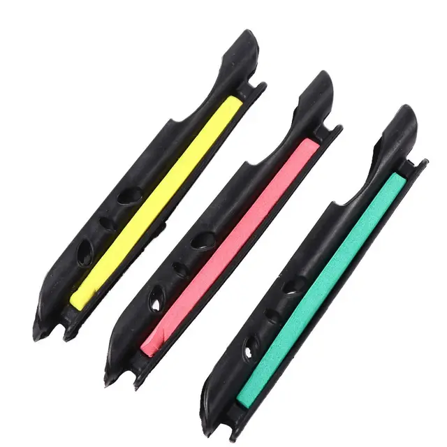 10 개/몫 EVA 플라스틱 코일 링 플레이트 클립 낚싯대 낚시 라인 홀더 라인 와인딩 플레이트 태클 액세서리