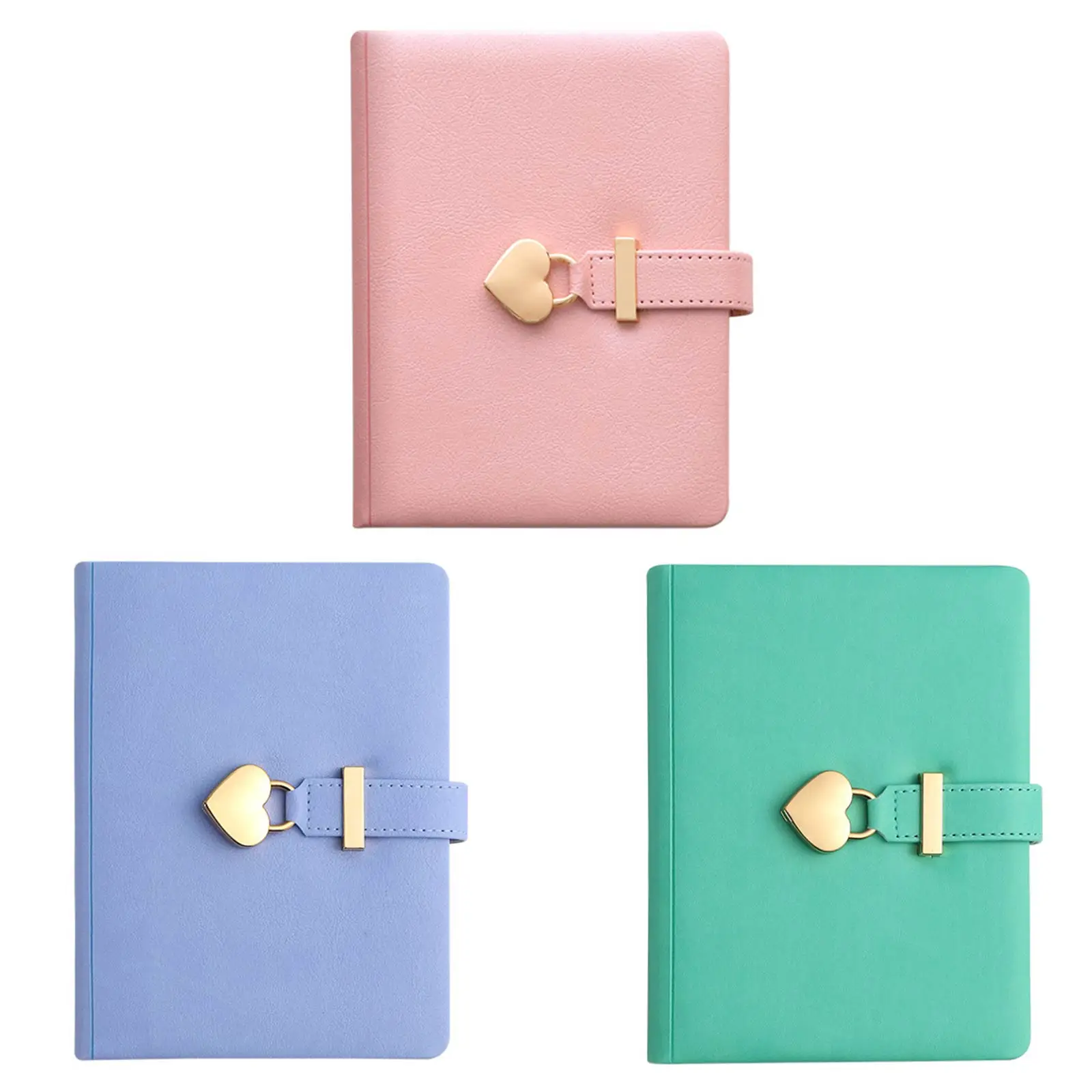

Simple Vintage B6 Notebook Diary Journal Notepad with Lock for Adults Kids Students Birthday Christmas Back to School Gifts