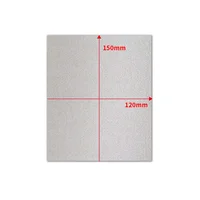 Pièces de rechange pour fours à micro-ondes, 2 pièces, 15x12cm, feuilles de Mica pour bouchon magnétron Midea, plaques de four à micro-ondes 2