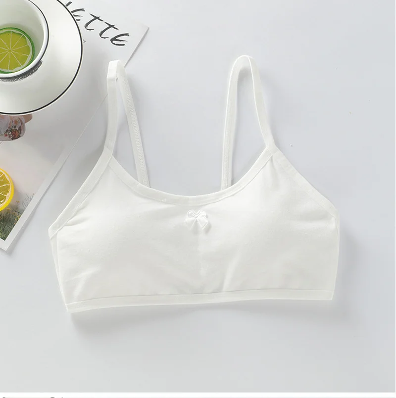 Child Cotton Bra For Young Girls Kids Teenage Underwear Wireless Small Training Puberty Bras Undergarment Clothes girls underwear kids underwear kids underwear sets