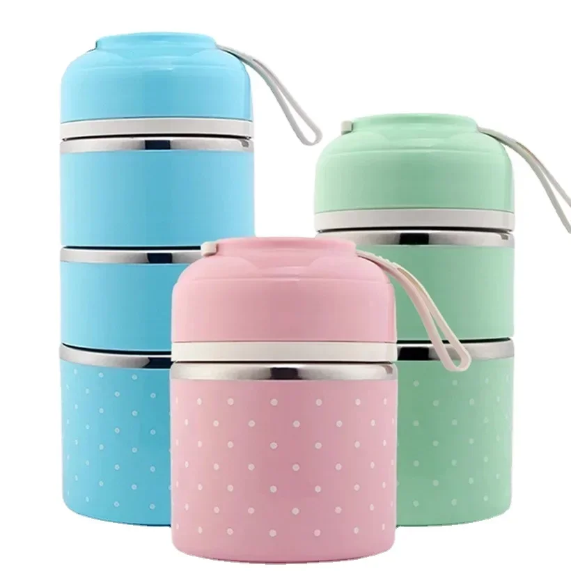 

Dropshopping Japanese Stainless Steel Lunch Box Leak-Proof Thermal Bento Box for Kids Portable Cute Picnic School Food Container
