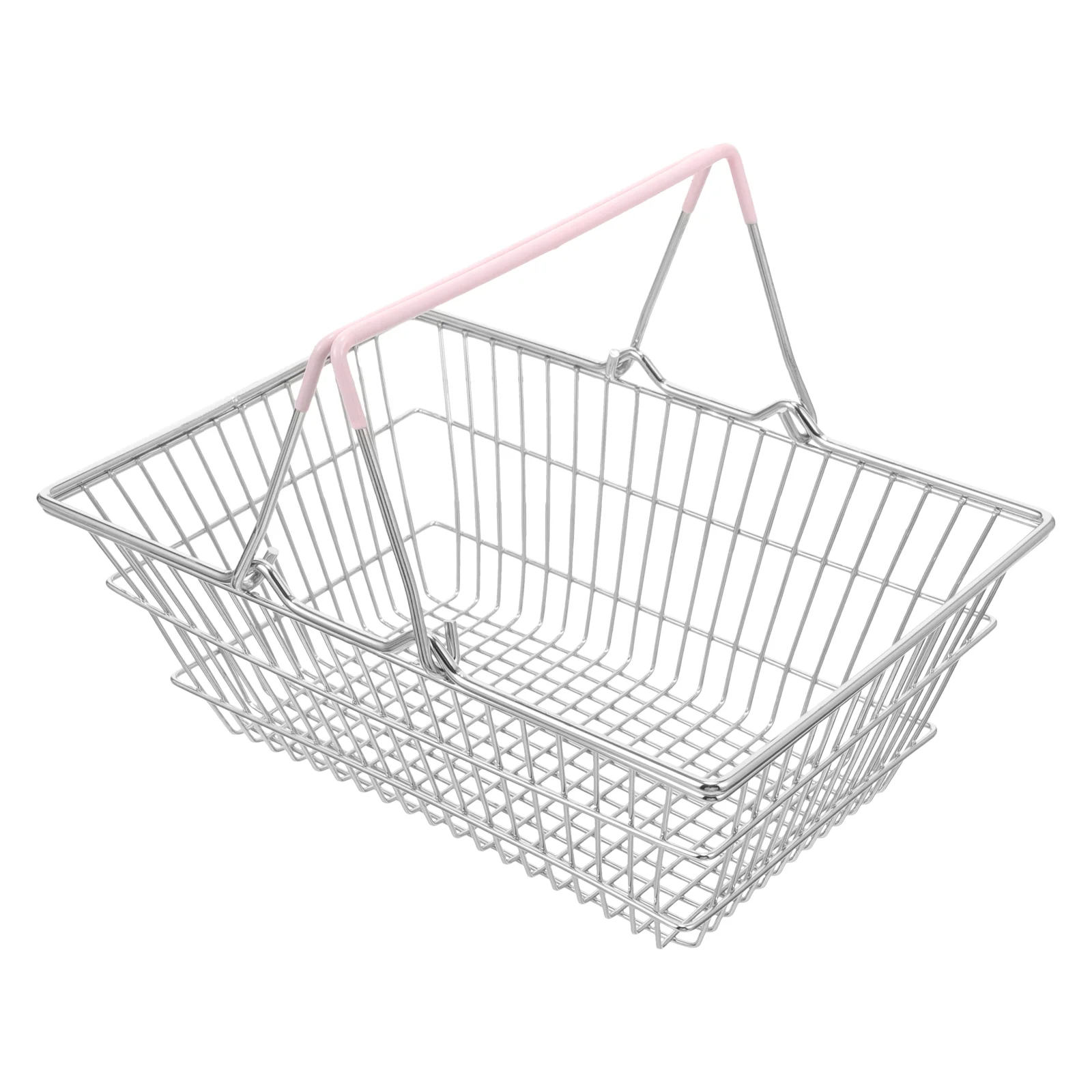 

Storage Baskets Shopping Portable Practical Handheld with Handle Prop Household