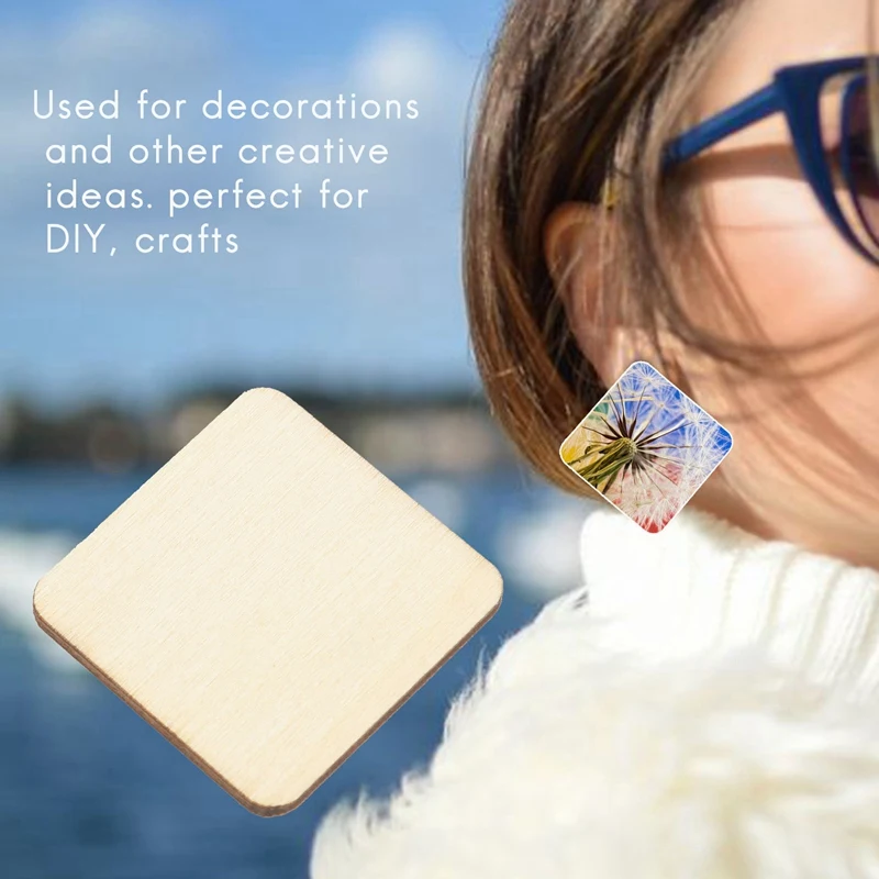 Рисунок 2 - 50 квадратных декоративных деревянных