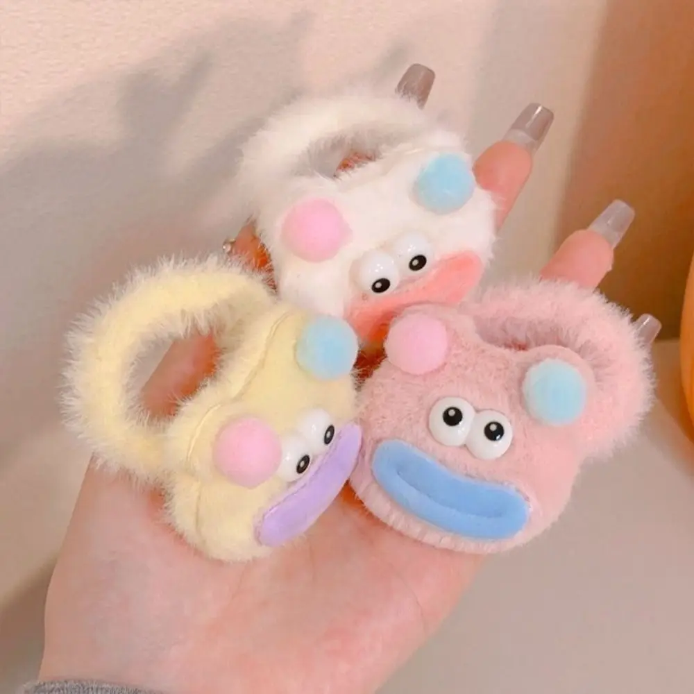 

High Elastic Ugly Doll Hair Rope Plush Headdress Cartoon Hair Tie Korean Style Ponytail Holder Cute Hair Tie Female/Girls