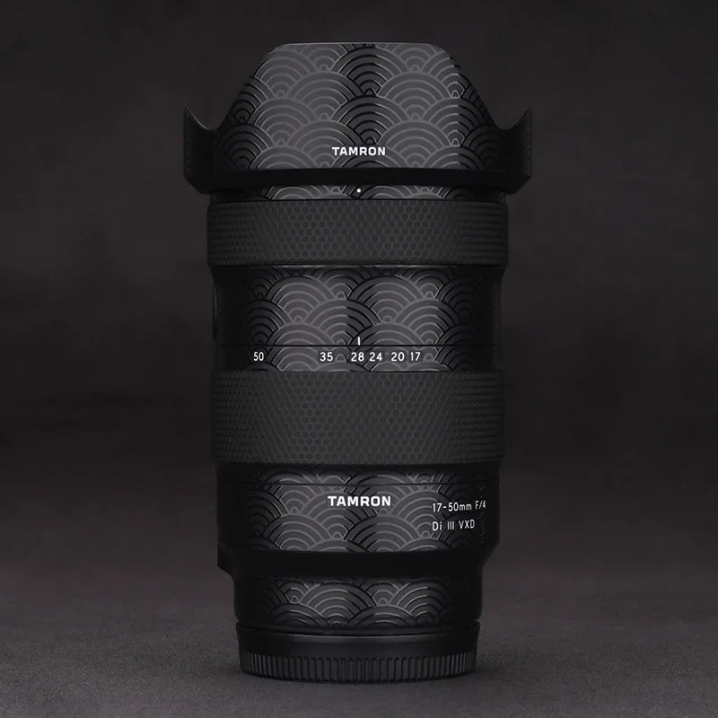 E 마운트용 데칼 스킨 카메라 렌즈 스티커, 비닐 랩 필름 코트, 탐론 17-50mm F4 A068, 17-50 F/4 Di III VXD 17-50/F4