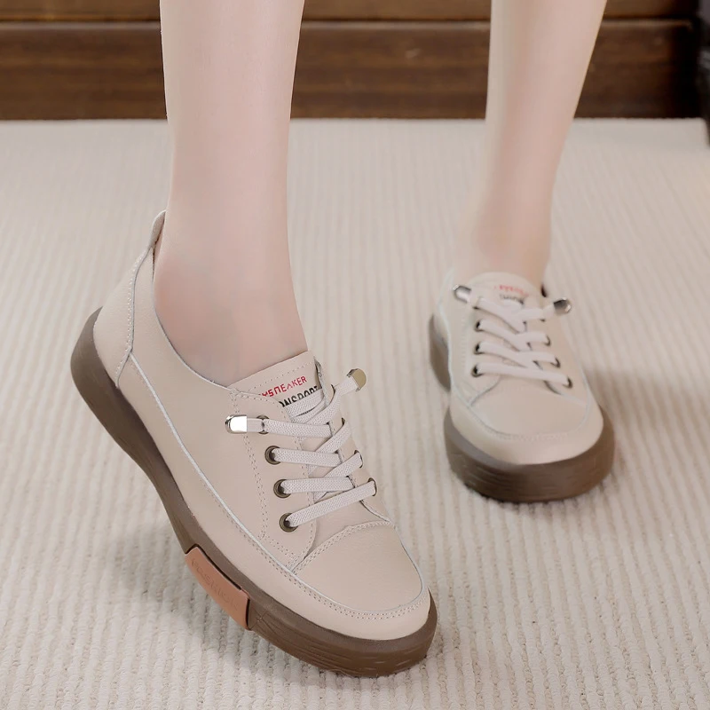 Fashion Korean Women's Low-top Flat Sneakers Non-slip