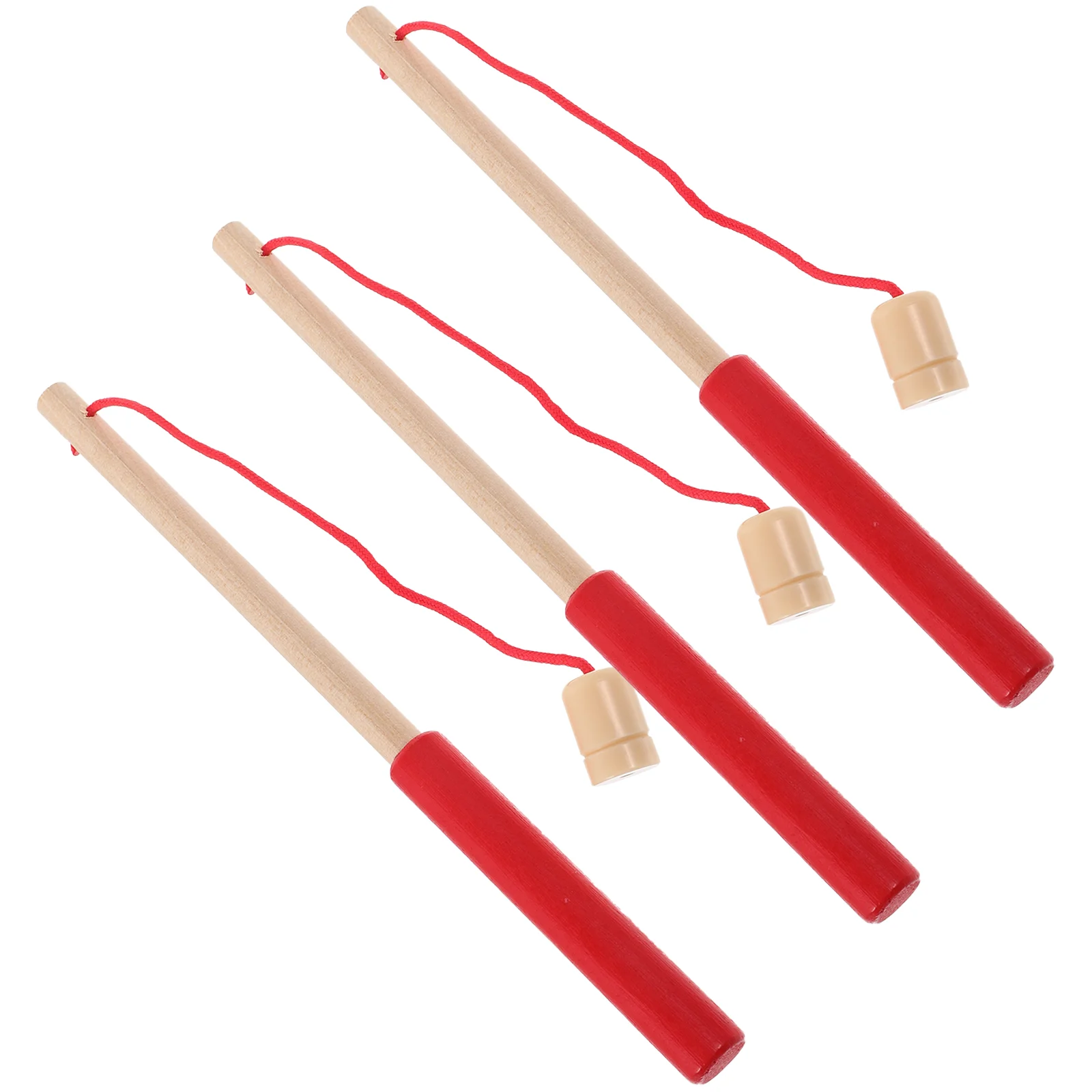 

3 Pcs Fishing Rod Magnetic Game Poles Toy Puzzle Kids Wood Educational Toys Baby Interactive