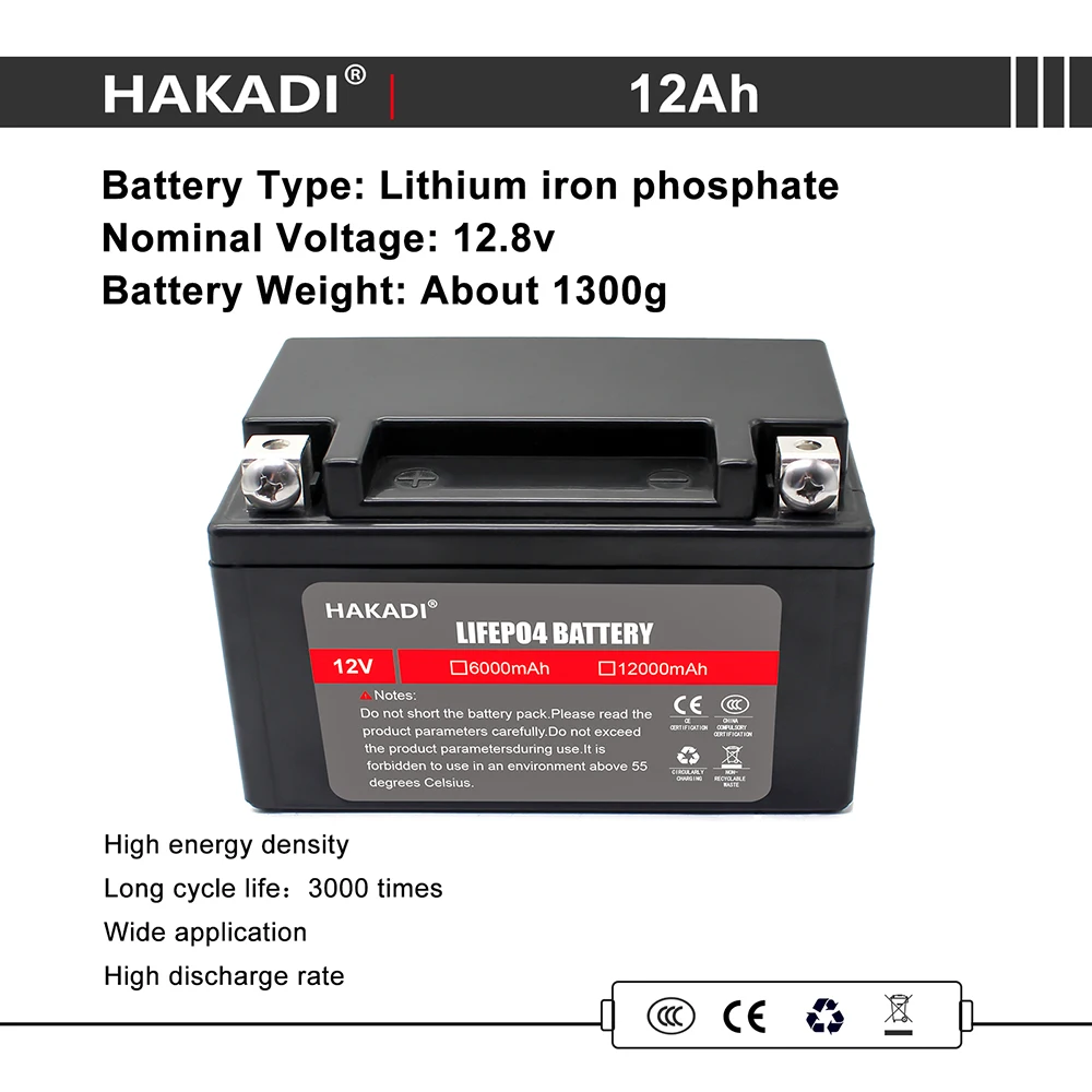 Lifepo4 Battery Pack 12v 12ah Rechargeable Solar Lithium Ion