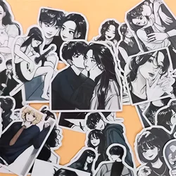 23pcs Love Each Other's Men And Women Stickers Crafts And Scrapbooking Stickers Book Student Label Decorative DIY Stationery