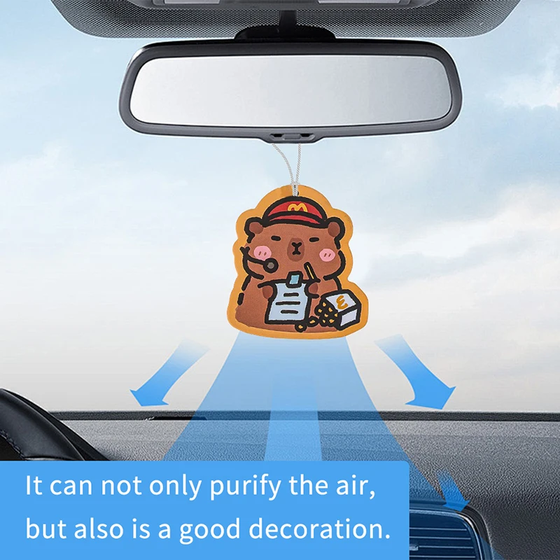 3PCS Natural Scented Aromatherapy Bag For Wardrobe Closet Car Air Freshener Perfume Tablets Hanging Fragrant Sachet Anime JDM