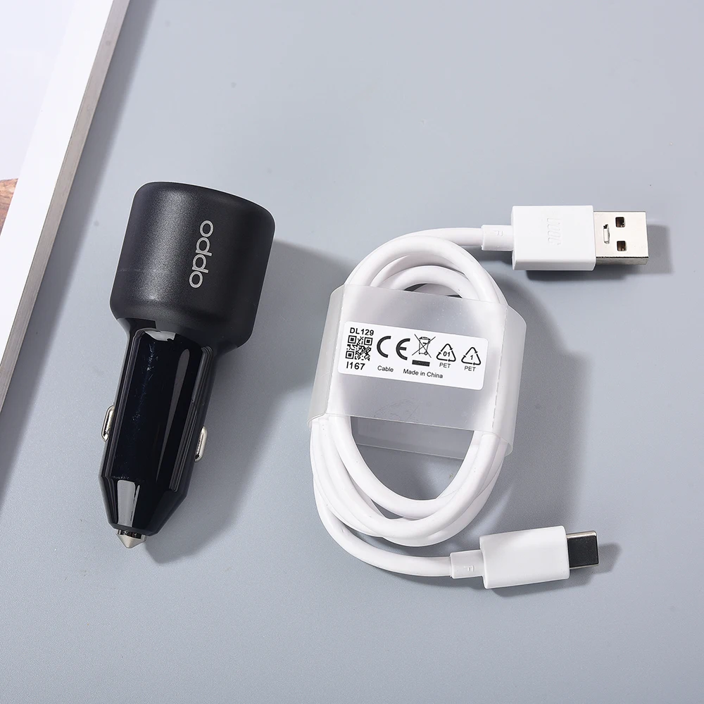 CCB7JACH SuperVOOC For OPPO Car Charger 80W 11V 7.3A For Reno8 Pro+ Find X5 X3 K10 K9 Pro Realme