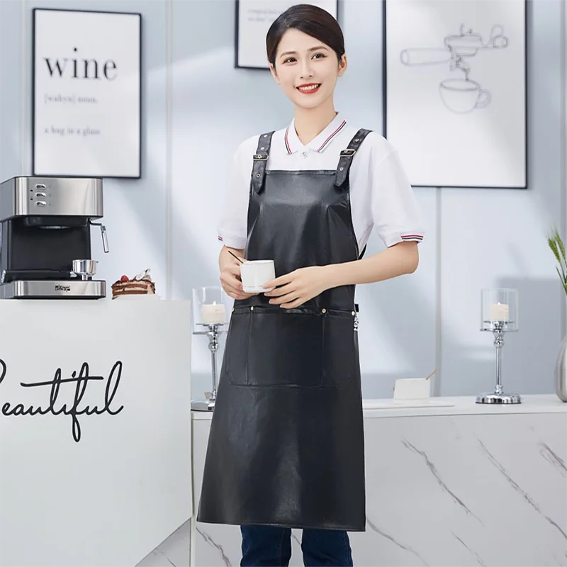 Tablier De Cuisine Bowknot Imprimé Floral Polyester Restaurant Maison Cuisine Poche Vêtements De Travail (couleur : Rojo