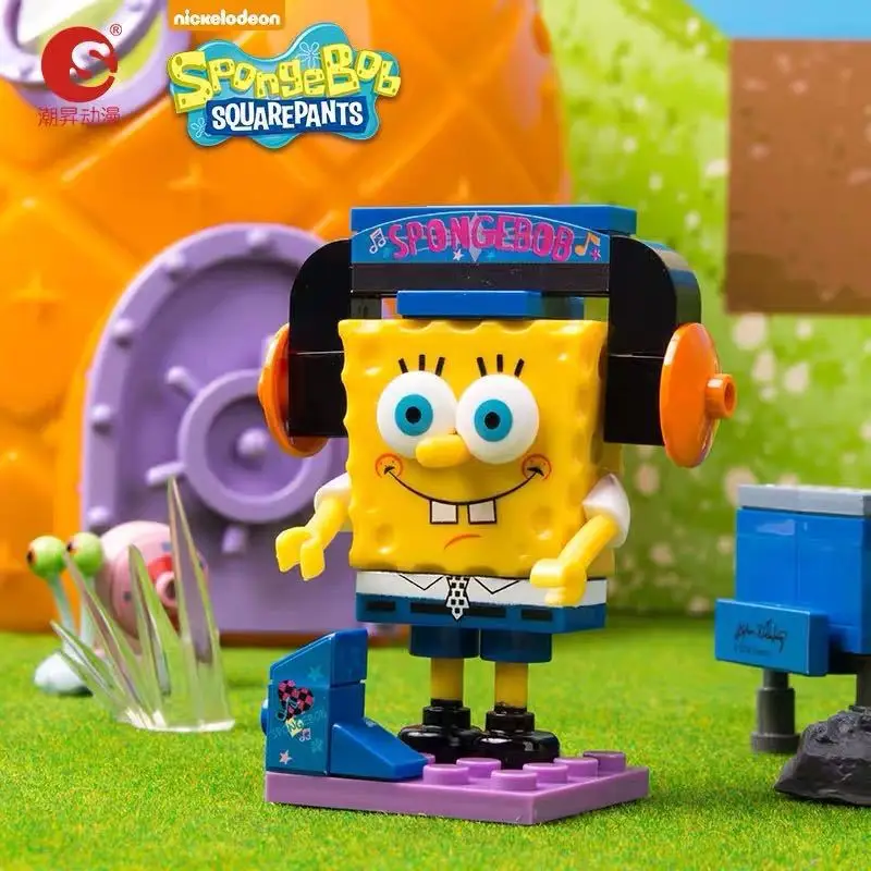 New Kawaii SpongeBobs Patrick Star Cartoon Cute Building Block Toy Dolls Kids Toys Anime Figure Model Toys For Boy Gif 4 New Kawaii SpongeBobs Patrick Star Cartoon Cute Building Block Toy Dolls Kids Toys Anime Figure Model Toys For Boy Gif 4