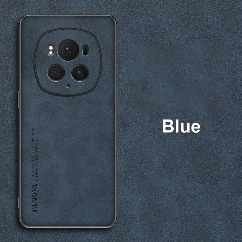 Skinsheep PU Leather Matte Silicone Bumper Phone Case