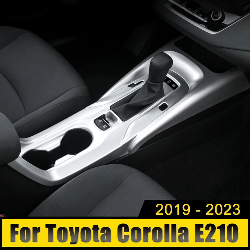 

ABS Car Central Console Gear Shift Knob Panel Cover Frame Trim For Toyota Corolla E210 2019-2021 2022 2023 Hybrid Accessories