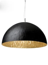  Designer creative single head semicircle pot cover pattern retro dining room bedroom chandelier 