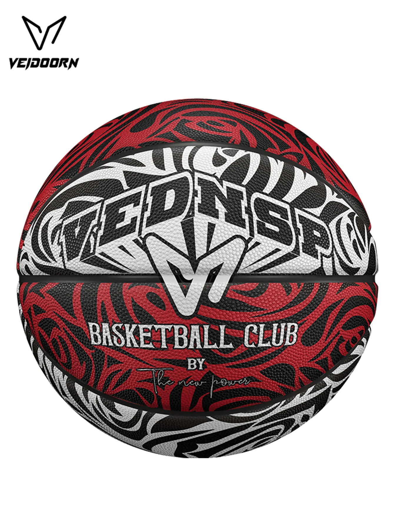 Veidoorn Rose Pattern Basketball - Image 3