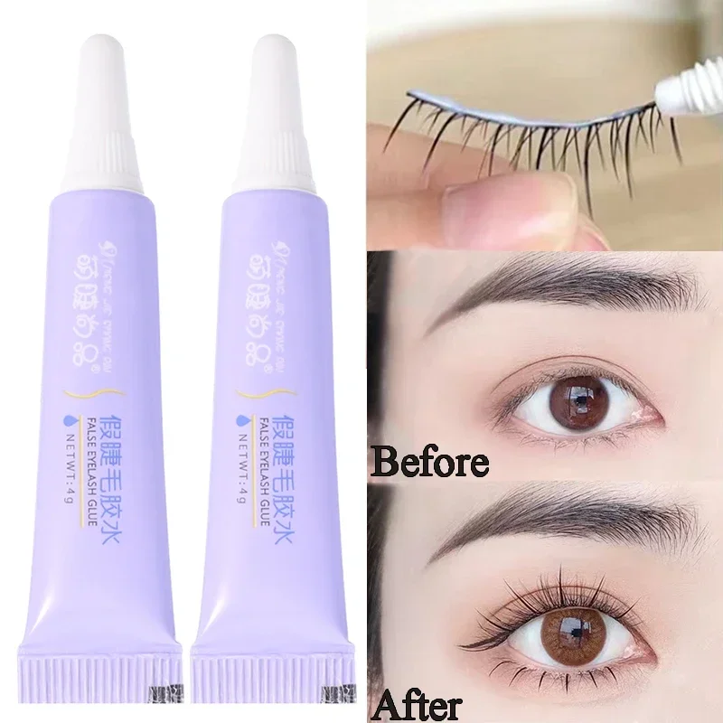 Waterproof Quick Dry Adhesive False Lash Glue Transparent White Non-irritating Strong Fake Eyelash Extension Glues Cosmetic Tool