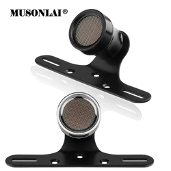 Motorcycle LED Taillights Rear Tail Brake Stop Light Lamp With License Plate Mount For Harley Sportsters Honda Bobber Chopper
