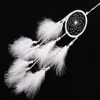 55cm White Dream Catcher Net with Feathers Handmade Wall Hanging Car Ornament Craft Home Decoration Decor Wind Chimes Dropship 4